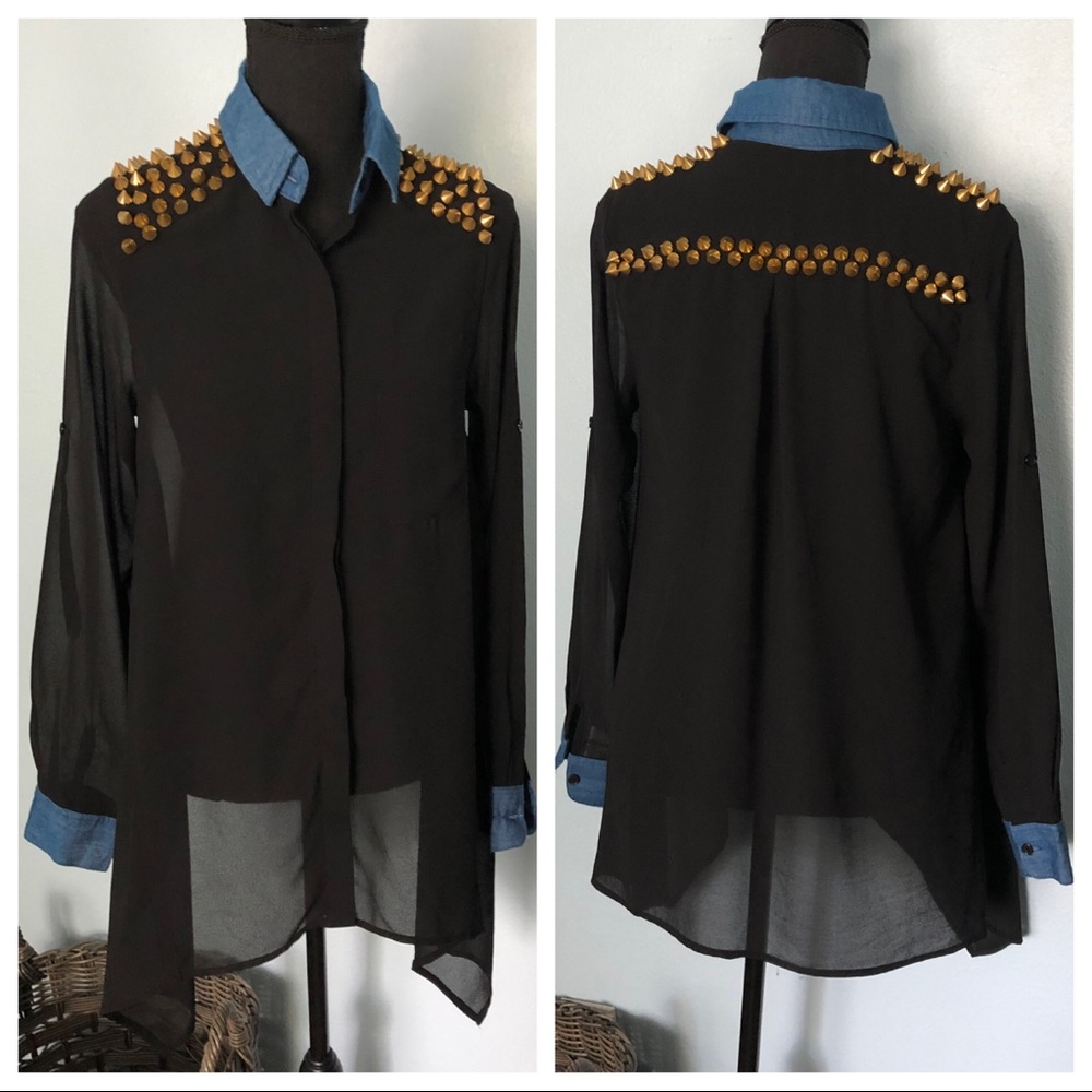 The Clothing Company• Studded Top